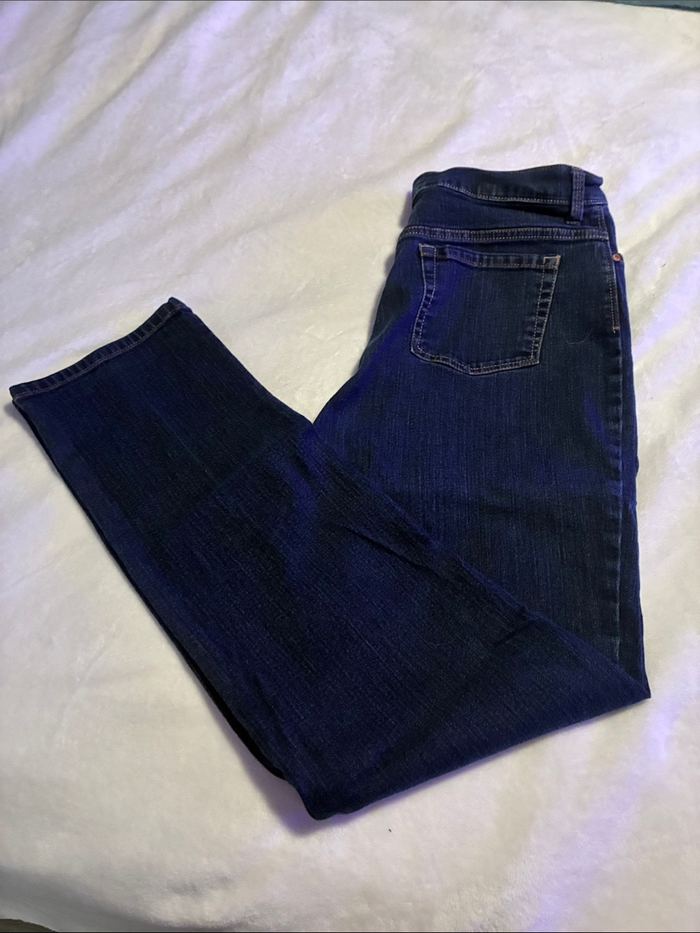 Gloria Vanderbilt Women’s Dark Indigo Straight Leg Jeans